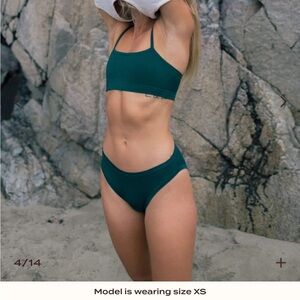 Huha Mineral Undies Bikini, S, Green